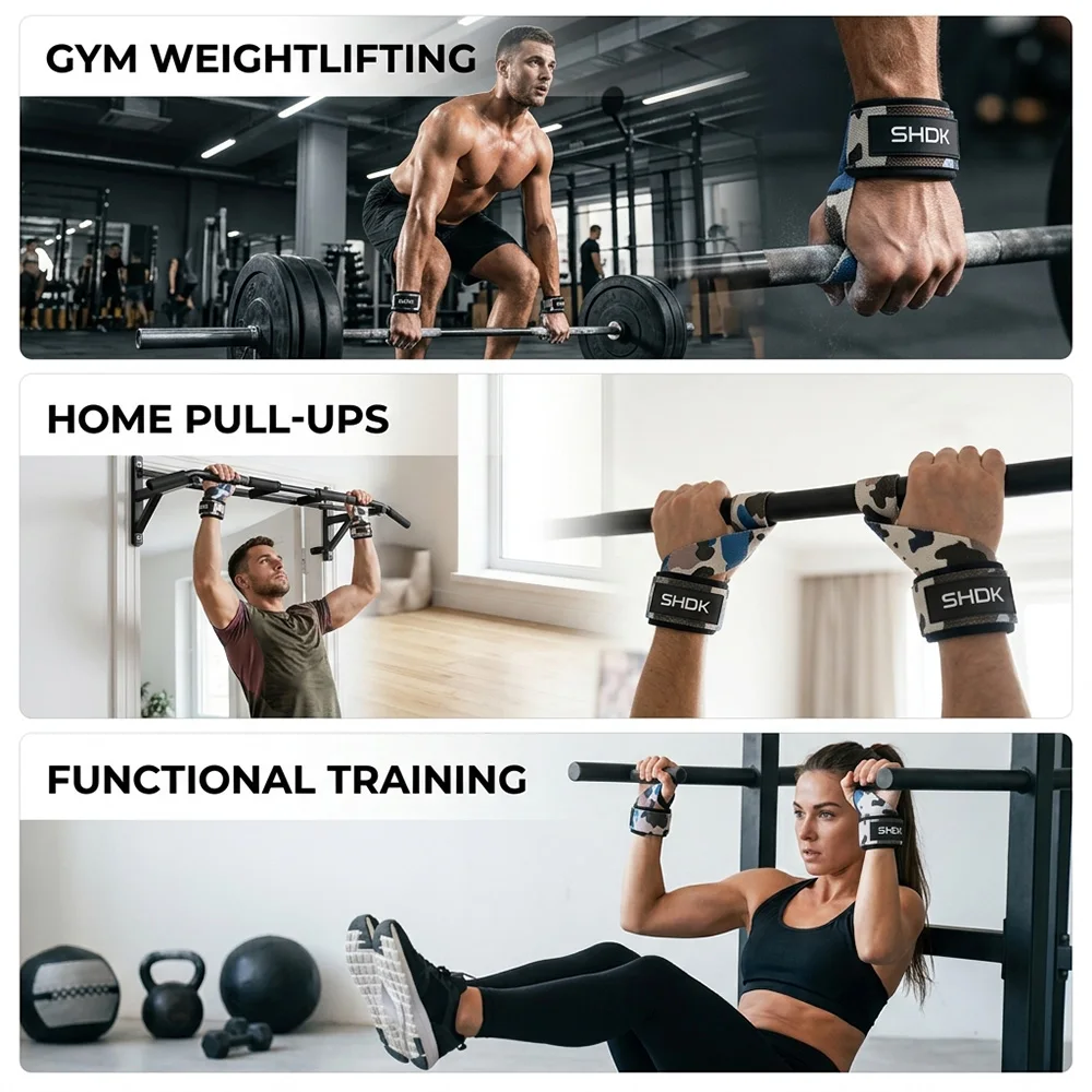 2-teiliges Set Hebegurte für Gewichtheben, Silikon-Antirutsch-Gewichthebegurte für Männer & Frauen, Fitness-Studio Deadlift-Gurte – Detail 5