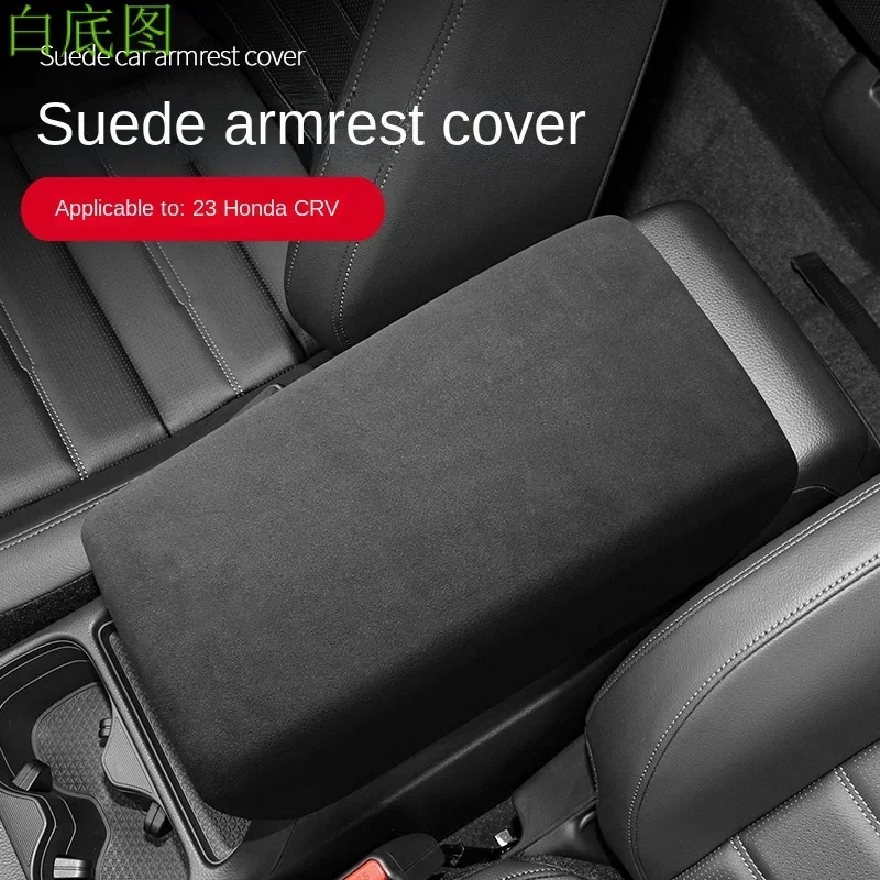 

Applicable to 23 Honda CR-V Domestic Suede Armrest Cover Central Armrest Pad Protective Cover Car Interior Retrofitting