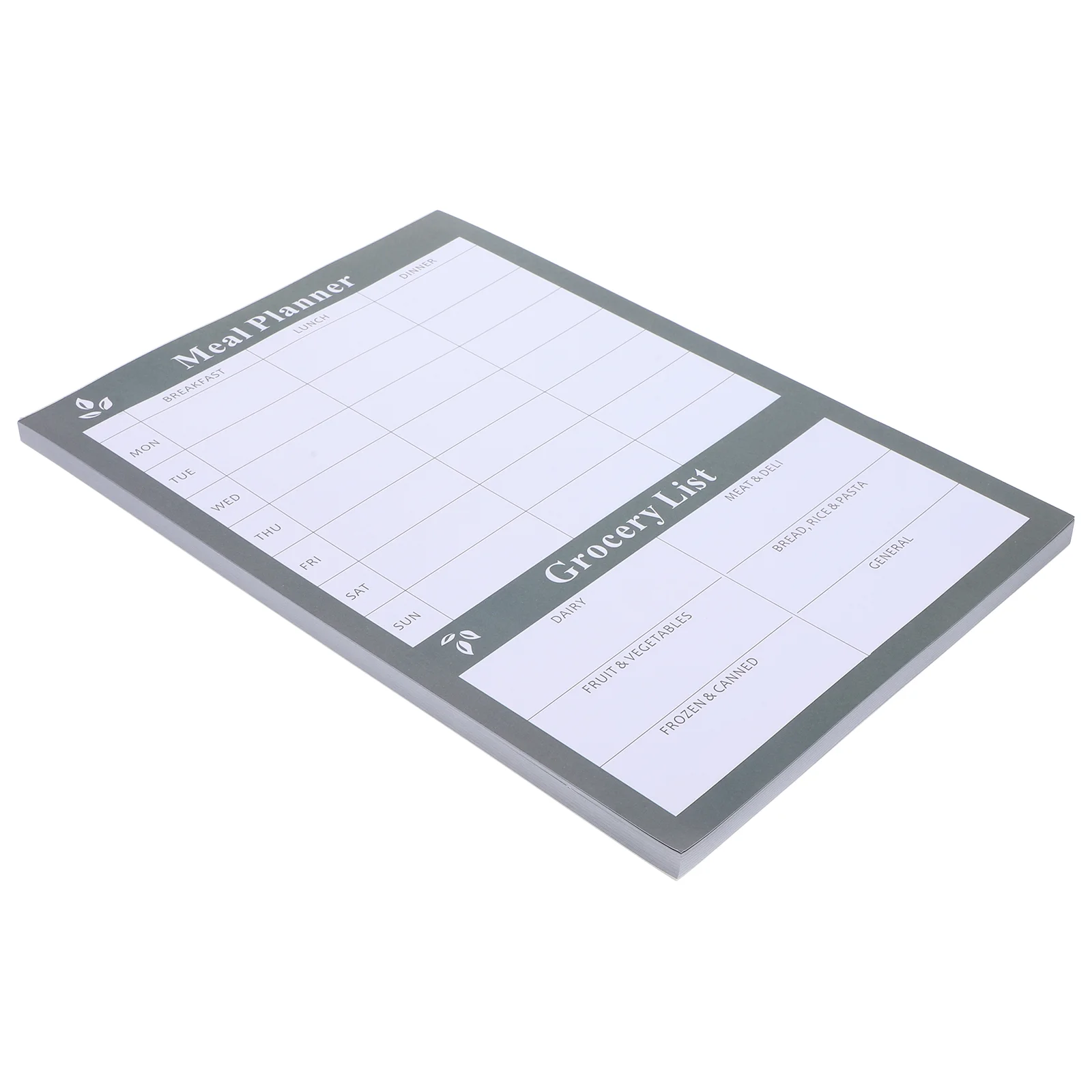 

Calendars Diet Notebook for Food Groceries Tearable Menu Home Weekly Household Meal Planner Shopping Dinner