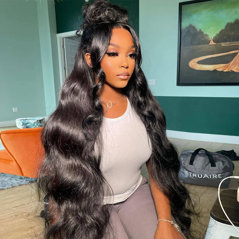 

MEODI Body Wave 13x6 Hd Lace Frontal Wig Human Hair 30 40 Inch 360 Brazilian Pre Plucked Lace For Women 13x4 Lace Front Wigs 4x4