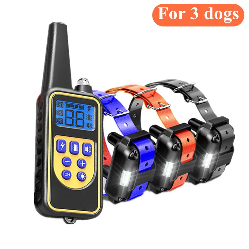 

Barking stop pet products electric shock collar collar dog training waterproof stock dog training device