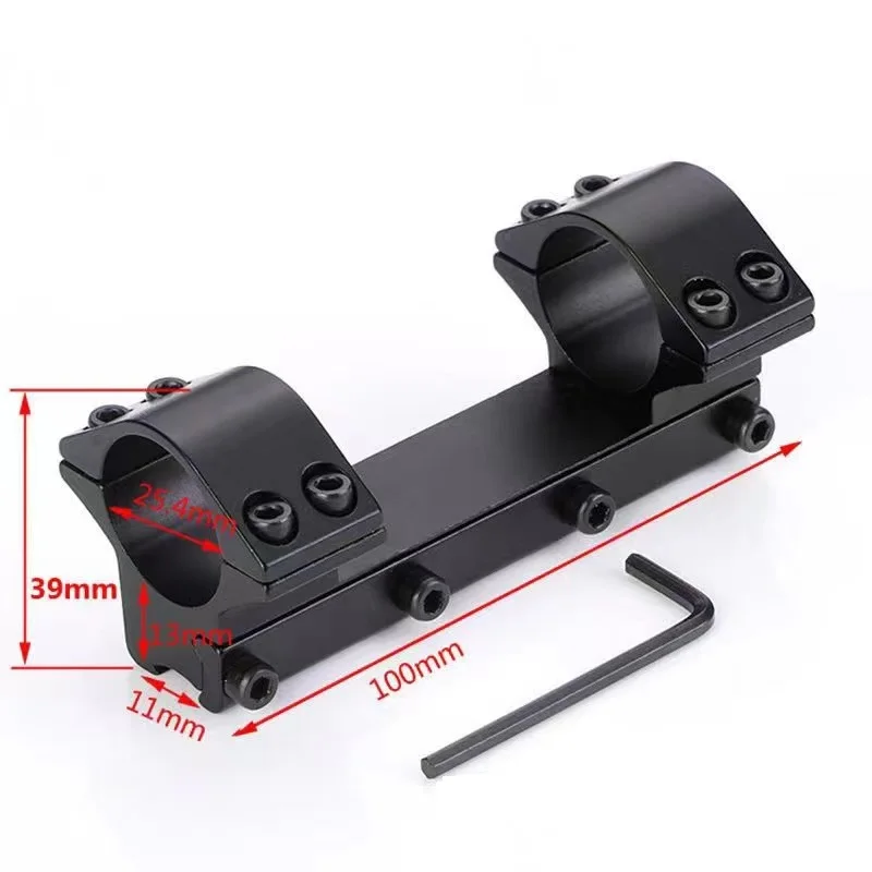 10cm Medium 25.4mm 1 Inch Scope Rings Mount for 11mm Dovetail