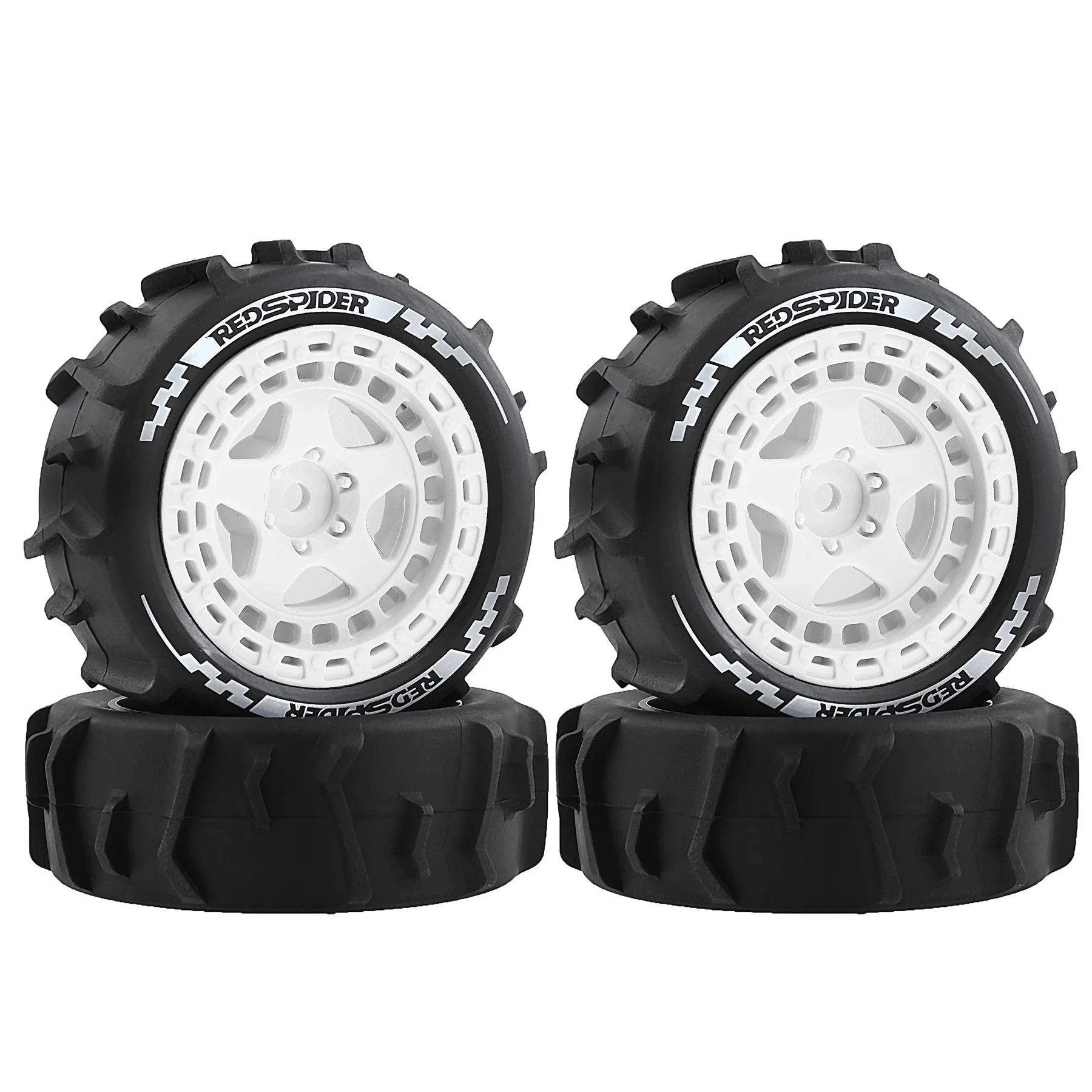 

1/18 1/16 1/24 RC Sand and Snow Tires Suitable for Traxxas, ARRMA Mojave GROM,MJX Hyper Go Tamiya Kyosho HPI