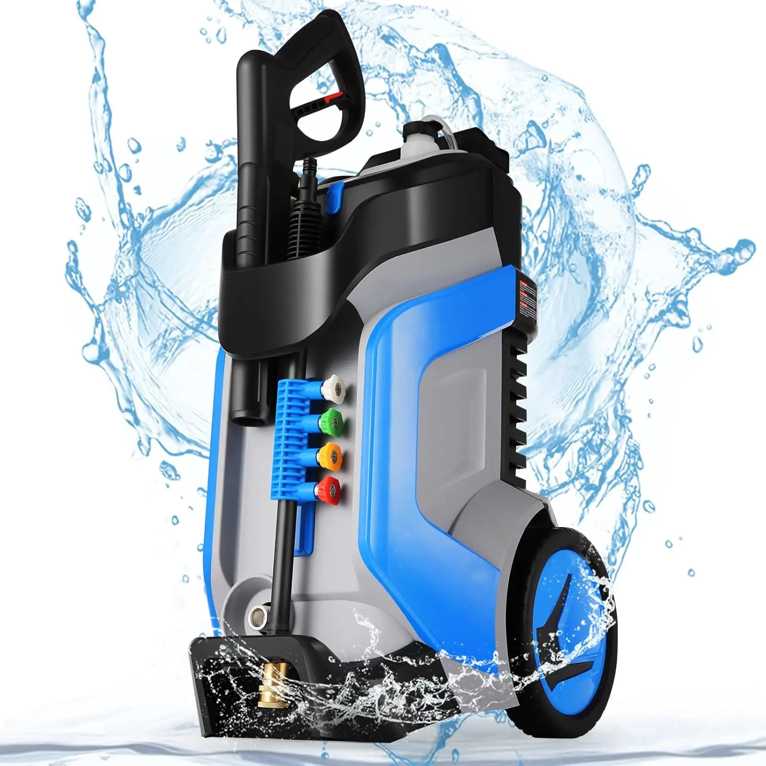 

5000PSI Electric Pressure Washer 2024 Newest 4.0 GPM High Power Washer Heavy Duty Power Washer with 5 Nozzles and Soap Bottle