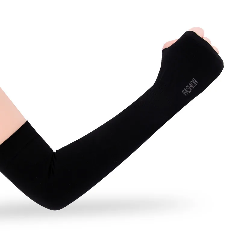 

Fashion Ice Silk Arm Sleeves UV Protection Sunscreen Arm Cover Unisex Outdoor Cycling Ice Sleeves Custom Logo For Gift