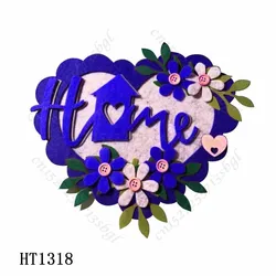 Love Decoration Cutting dies - New Die Cutting And Wooden Mold,HT1318 Suitable For Common Die Cutting Machines On The Market.