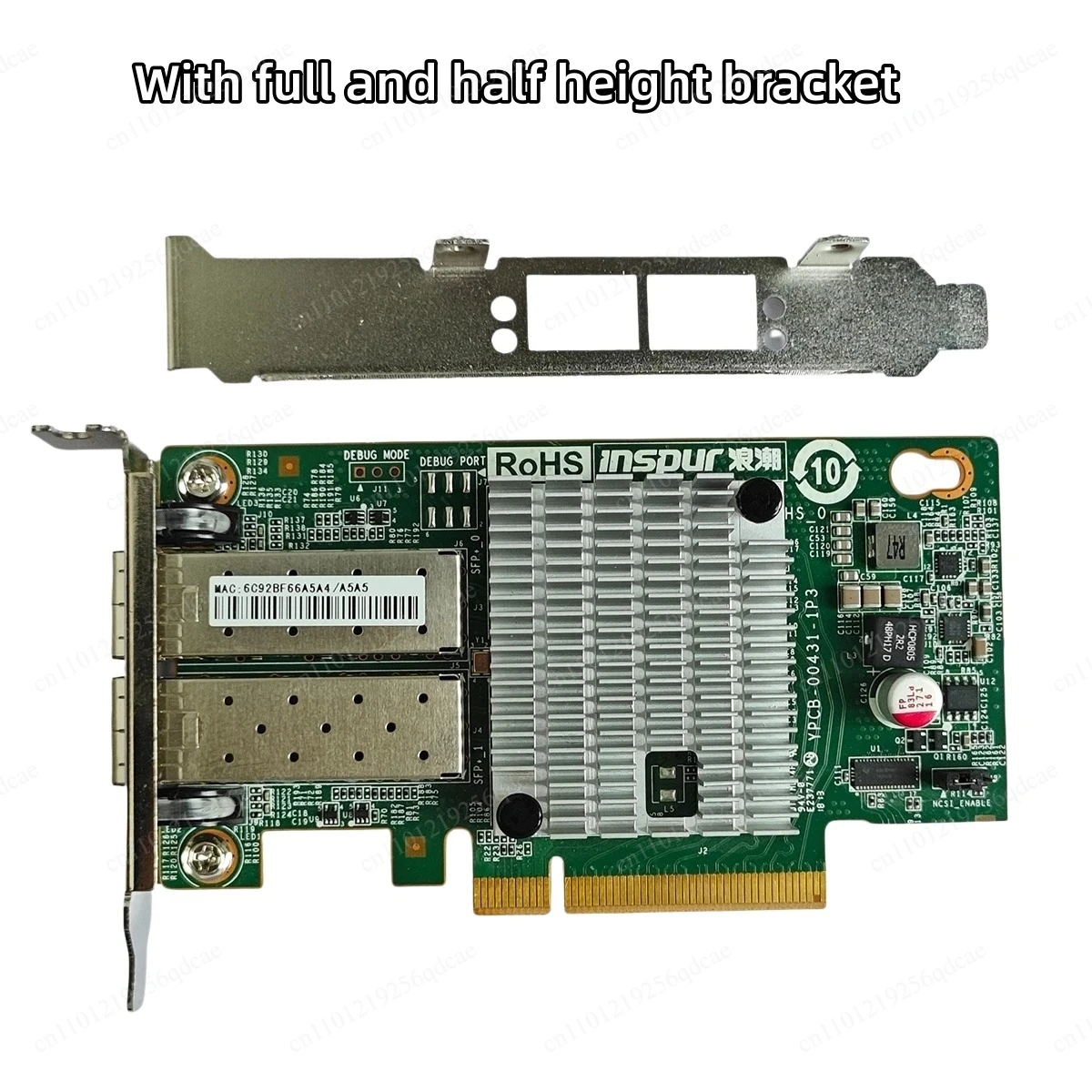 X710-DA2 Intel Dual-Port 10G SFP Network Server Adapter Card Support Windows Server/Windows/Linux/ESX