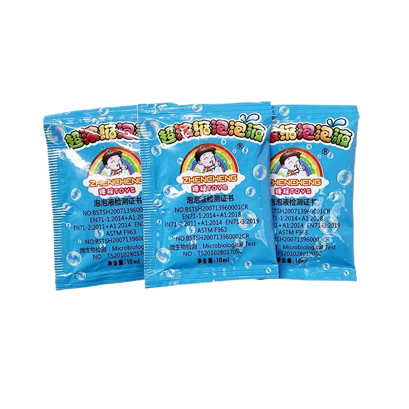 1-10개 버블 머신 보충액 컬러풀 버블 농축 과립 10개 ≈ 500ml 버블 건 보충 과립