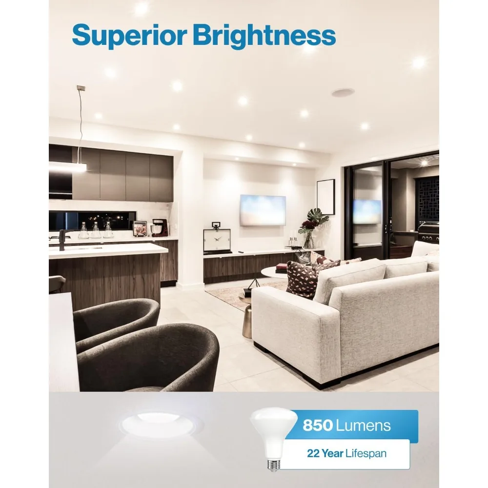 Светодиодные встраиваемые лампочки, 128 шт., 850 люмен, 11 Вт, теплый белый 3000 К, прожекторы для помещений, энергоэффективная замена для