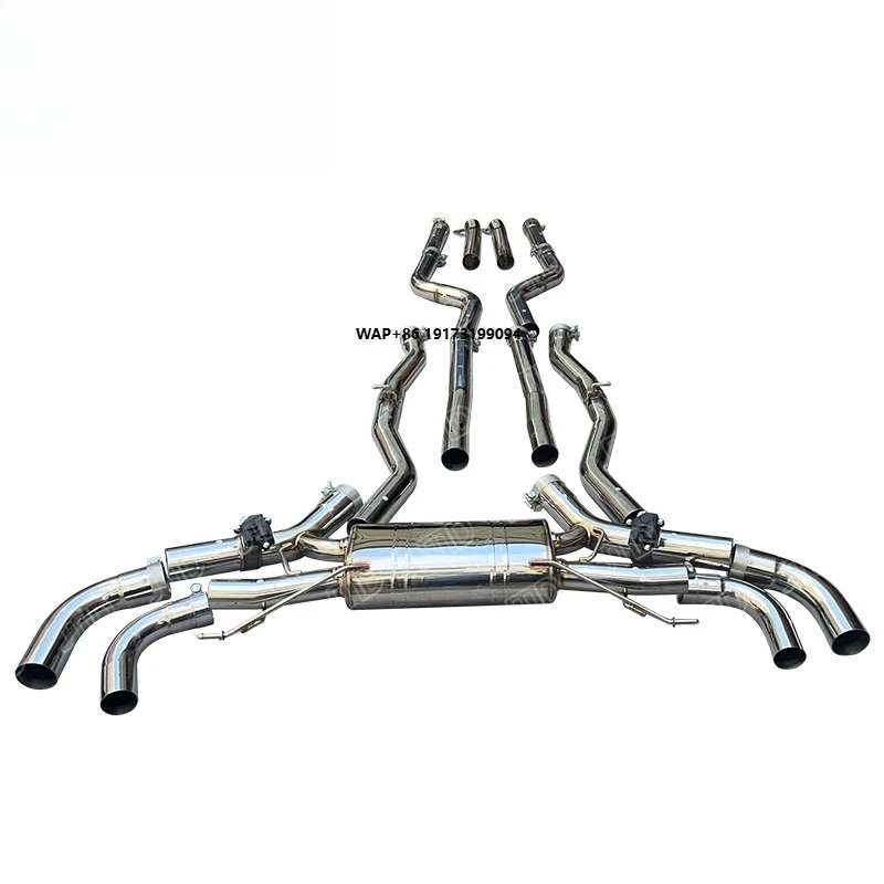 

304SS Stainless Steel Catback Muffler Valvetronic Exhaust System for 2021 X5M F95 V8 4.4 Exhaust