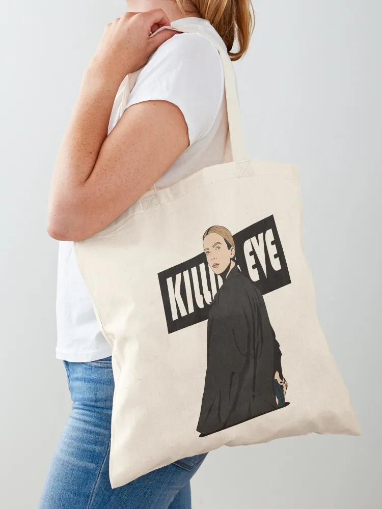 

Killing Eve Tote Bag Women's shopper handbag reusable grocery bags hand bag ladies