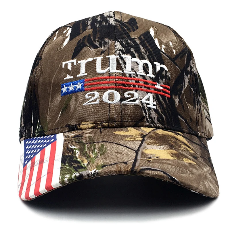 Hot Trump 2024 American Presidential Hat Make America Great Again Hat Donald Trump Republican Hat Cap MAGA Embroidered Mesh Cap