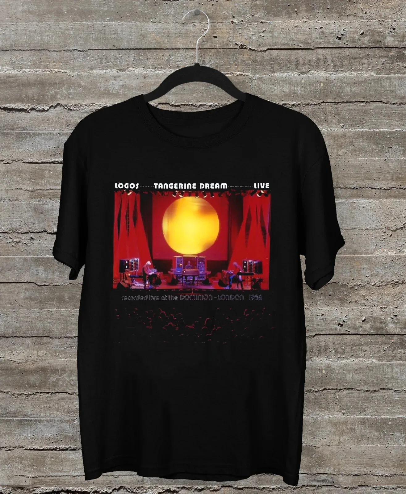 New Tangerine Dream Äì Logos Live Black All Size T Shirt Ac1022