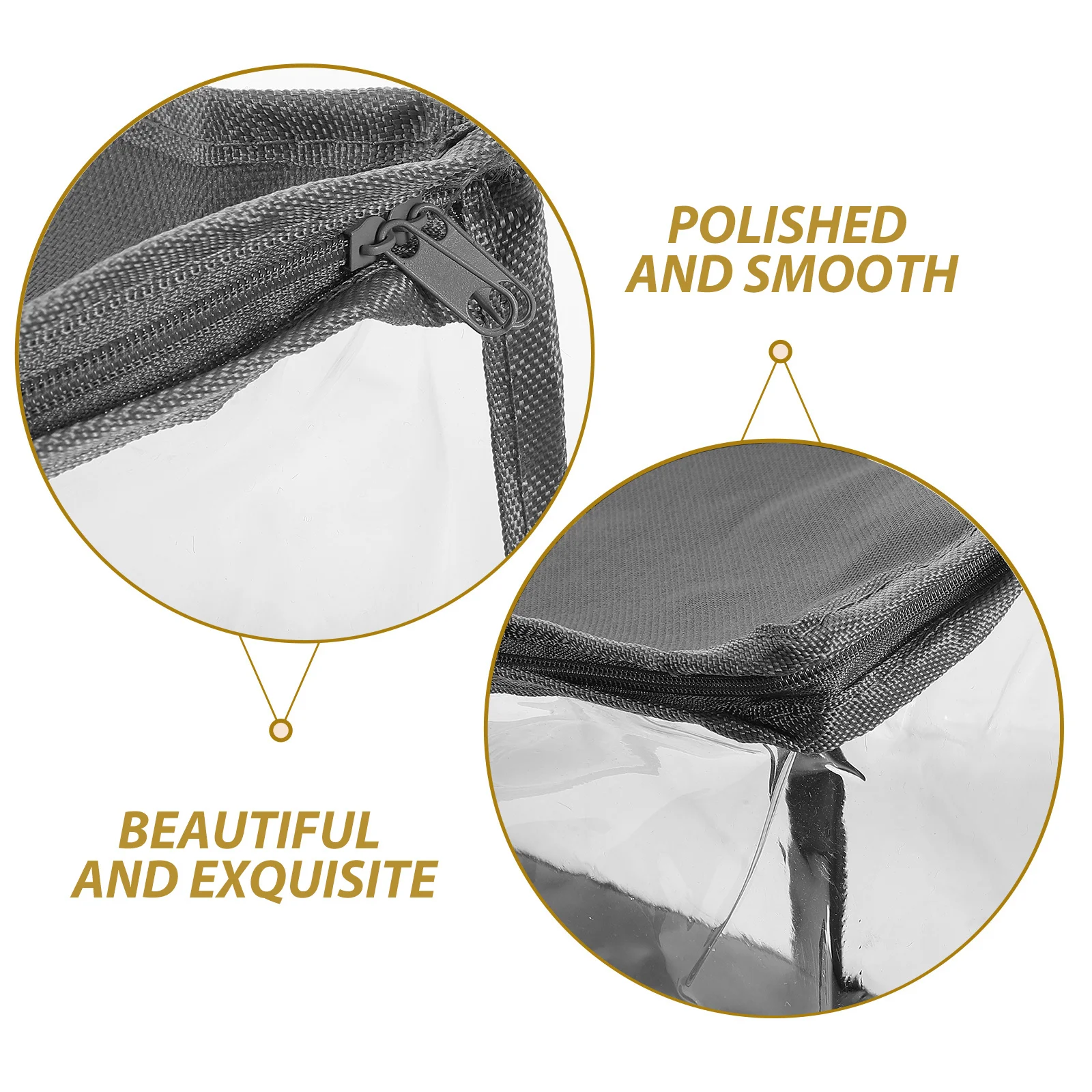 Foldable Clear Book Storage Container with Handles Multi Purpose Organizer for Classroom Dorm Room Books and Accessories