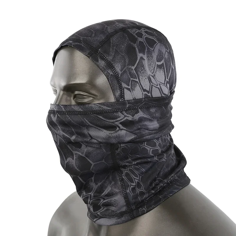 Tactical Camouflage Balaclava Full Face Mask Hiking Cycling CS Camping Hunting Cap Bike Head Cover Summer Men Women Ski Mask