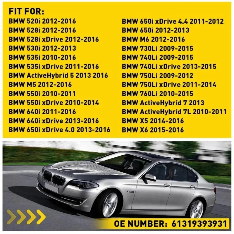 For BMW F10 F07 F02 Air Conditioner A/C Rotation Climate Control Knob Button With AUTO Words For BMW 5 6 7 Series 61319393931