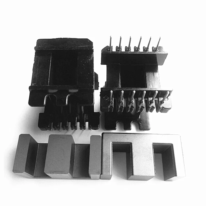 Power transformer EE42 EE4220ferrite  core PC44  and  bobbin vertical 6+6 pins  2set/lot free shipping