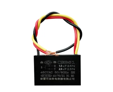 1pcs CBB61 1.5UF+2.5uf 450v three wires Fan Capacitor