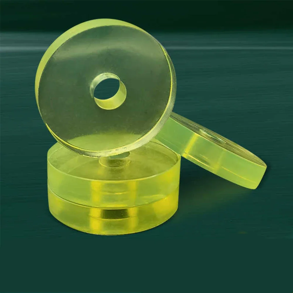 10pcs 50A PU Polyurethane  Circular  Anti-Collision Pad Wear-Resistant Mold  Machine Shock Absorber Pad