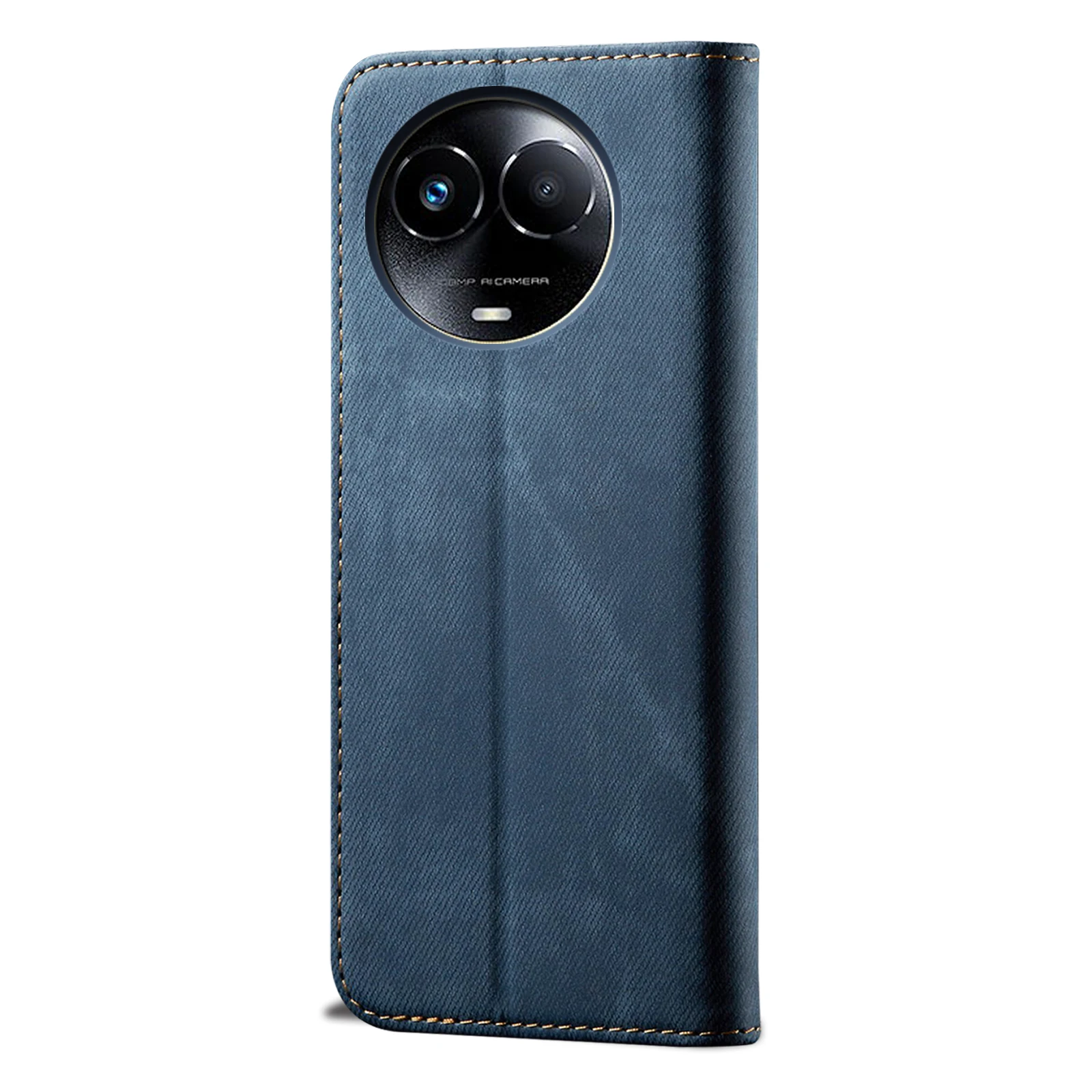

Flip denim leather card slot wallet Back Cover For Realme 11x Magnetic closed Fall prevention Phone Case For Realme 11x 6.72"