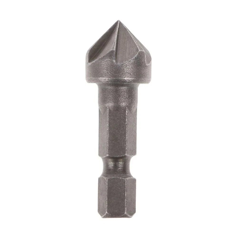 1pc Five Flute Chamfer Drill Bit 1/4