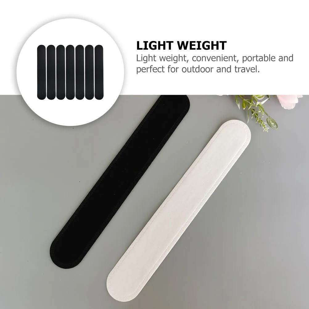 

30 Pcs Hat Cushion Caps Sweatband For Men Women Pad Collar Lining Sweat-absorption Sticker Black Fitness