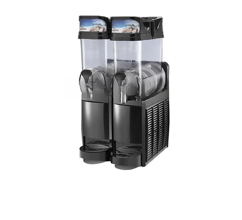 

Double cylinder snow melt machine tea shop slush machine