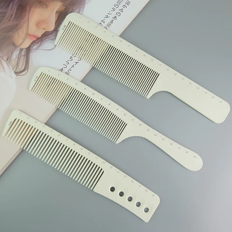 New Hair Salon Professional Cutting Comb Hair Stylist for Ultra-thin Men's Clipper Hair Pick Pointy Tail Comb