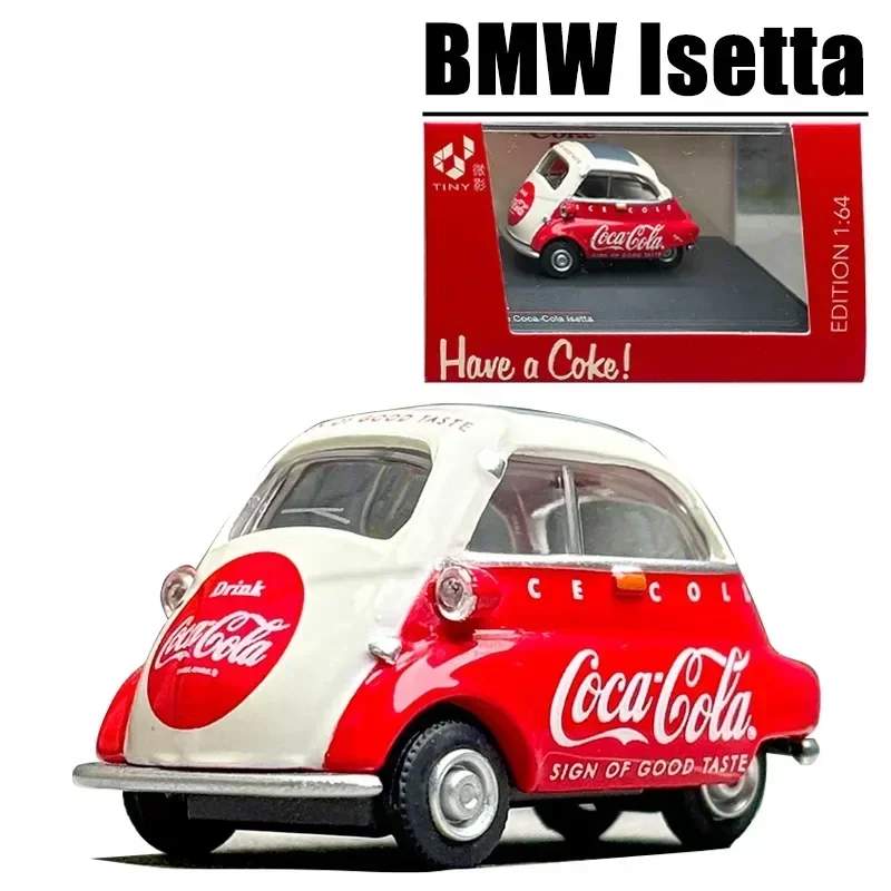 Tiny Schuco 1/64 BMW Isetta Legierung Spielzeug Kraftfahrzeug Druckguss Metallmodell