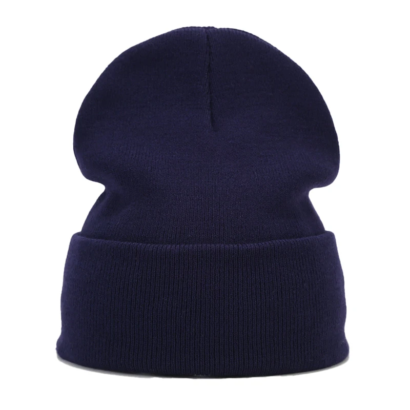 Double Layer Knitted Beanie Skullies Cap Unisex Outdoor Warm Hat for Autumn Winter Casual Man Woman Thermal Stretchy Fit Sports