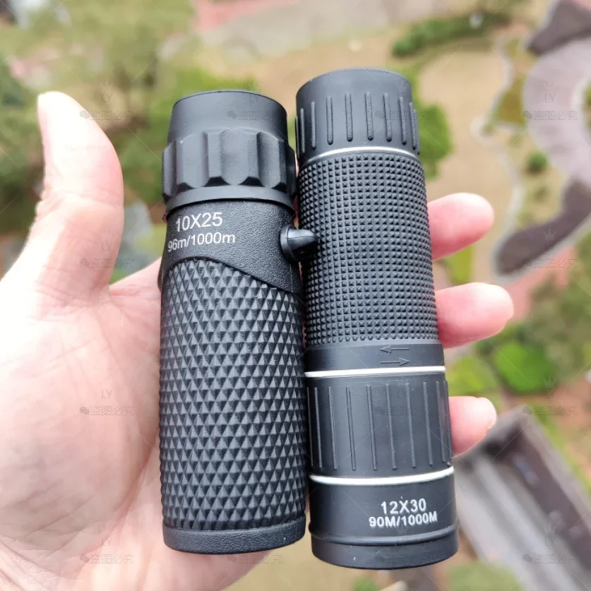 CAOX Leistungsstarkes Mini 10X25 12X30 Monokular-Teleskop HD Tragbare BAK4 FMC Optik Kompaktes Taschenfernglas für Tourismus und Outdoor – Detail 26