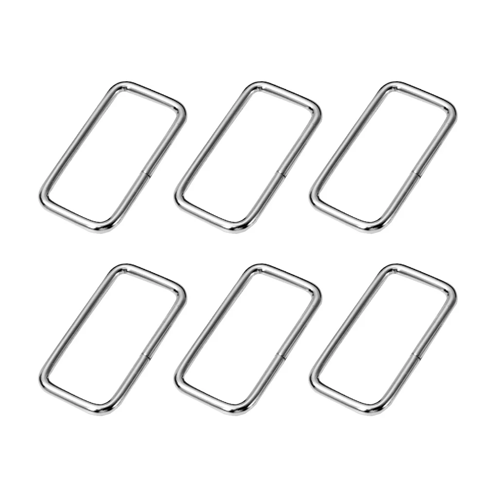 

20pcs Metal Buckle Ring Zinc Alloy Strap Keeper for Shoes Belts Bags Strap (Silver) Strap Buckle Metal Strap Keeper