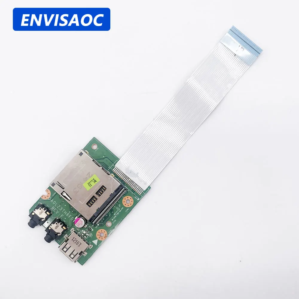 For Lenovo IdeaPad Z580 Z585 laptop Card reader USB Audio headphone jack board DA0LZ3TH6F0