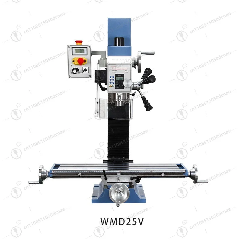 WMD25V Mini Bench Mill Drill Machine, Industrial Multi Function Drilling Milling Combo Machine for Home Workshop