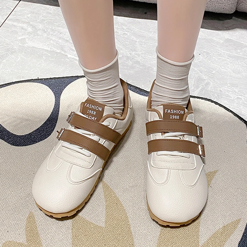 All-Match Casual Woman Shoe New Hook & Loop Leisure Shoes Woman 2024 Casual Female Sneakers All-Match New Hook & Loop