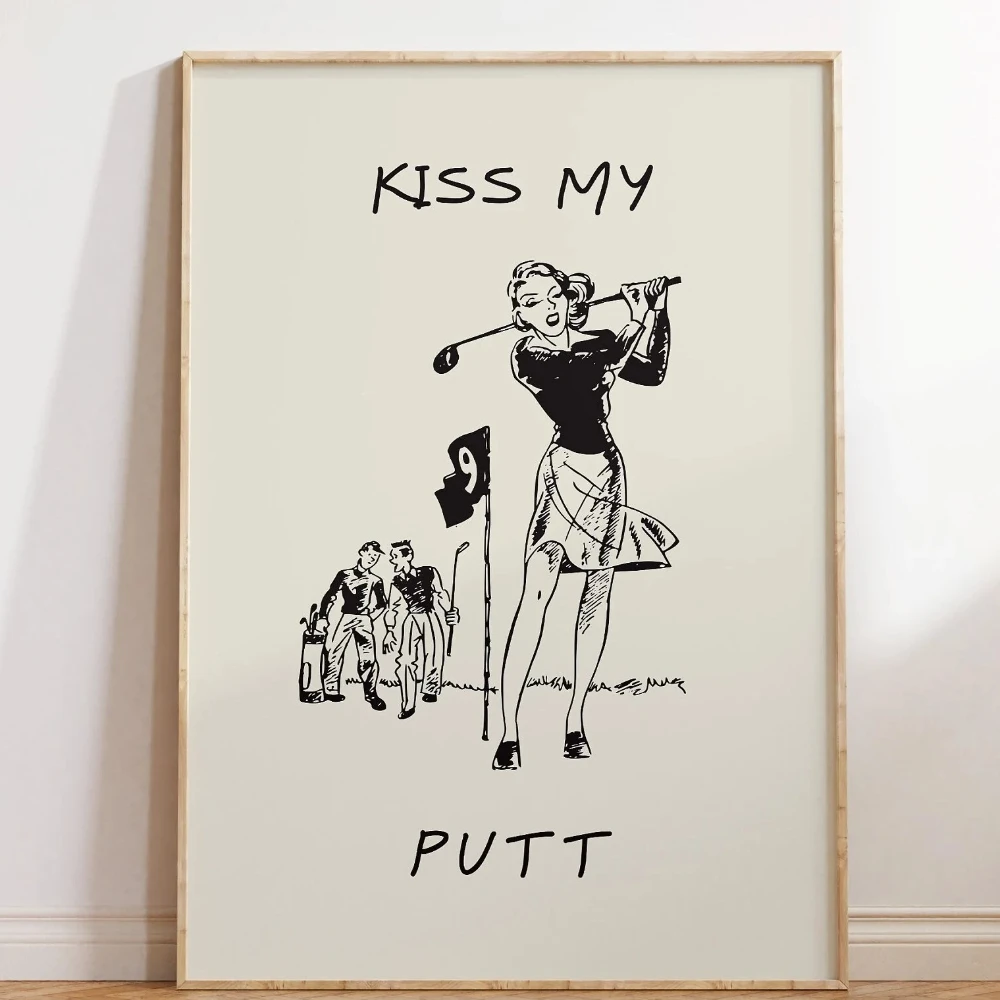 موضة التنس تسلق الرياضة الفن جدار الفن تنس جولف تسلق الجبال أحذية مضحك طباعة قماش اللوحة ديكور رياضي المنزل