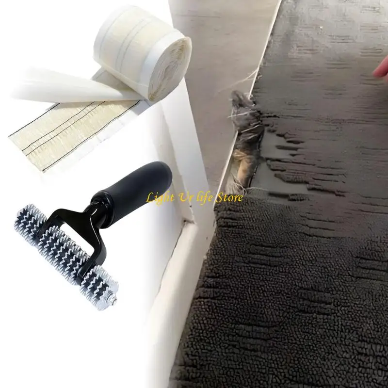 شريط لاصق للسجاد مزدوج الجانب متعدد الاستخدامات 63HA لتثبيت السجاد وتأمين العناصر وسد الفجوات على جدار الأرضية #4