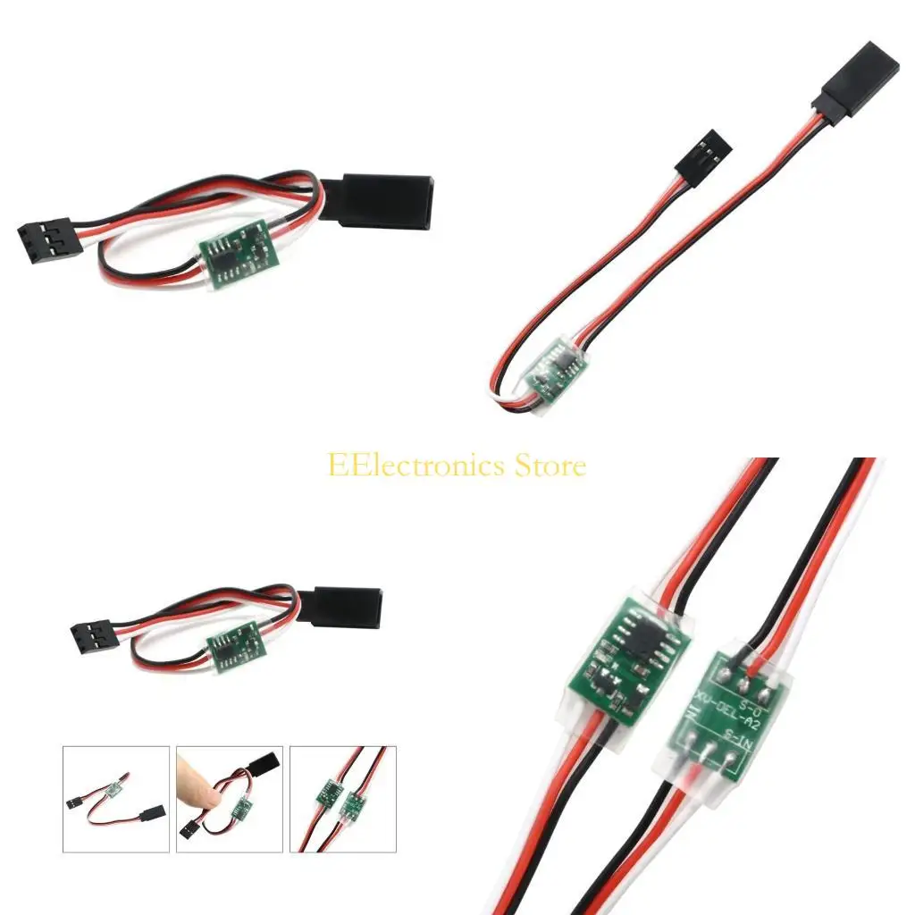 B03C 5V-6V Steering Gear Slow Speed Slow Release Servo Speed Reducer Delay Module- for RC Models