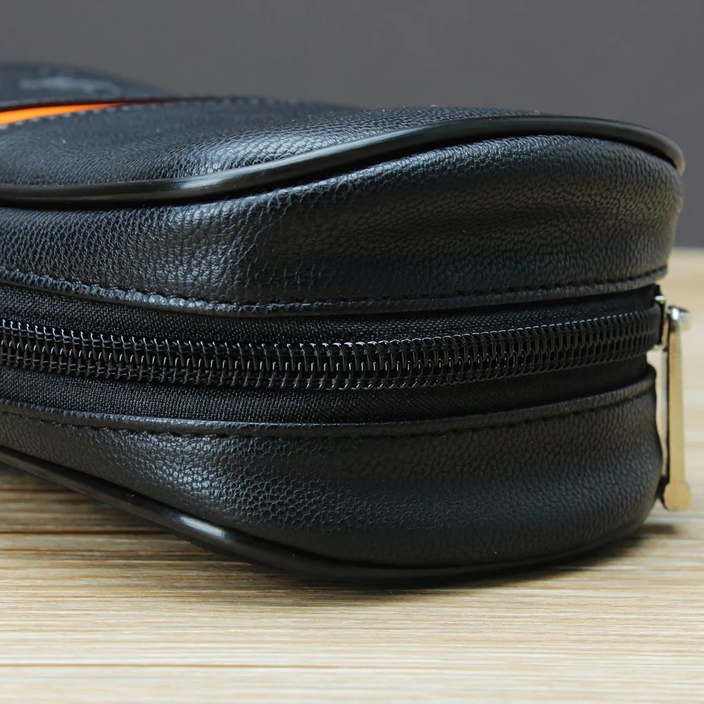 MUXIANG tobacco pipe bag, small bag included, PU leather crossbody bag, anti-odor portable pipe bag, cigar accessories