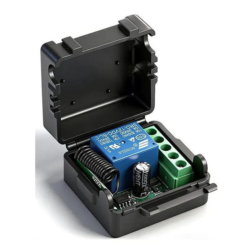 [A92P!】 DC12V Single Channel Wireless Remote Control Switch Relay Receiver With Remote Waterproof Remote Switch Kit
