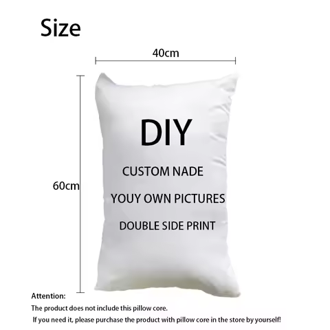 40x60cm DIY Custom Made Your Own Pictures Half Body Pillowcase For Anime Dakimakura Bedding Gift Pillow Case Double Side Print