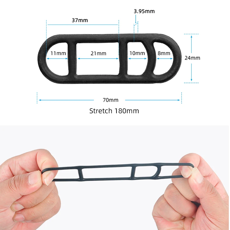 Fahrrad Taschenlampe Halter Clip Halterung MTB Rennrad Taschenlampe Ständer Halterung Passt GoPro Sport Kamera Radfahren Zubehör – Detail 5