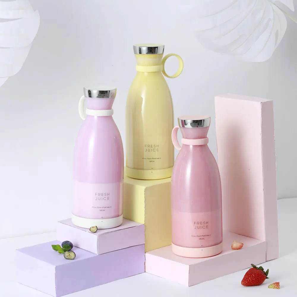 휴대용 블렌더 Juicer 병 믹서 전기 무선 충전 미니 과일 믹서 Juicer 컵 블렌더 밀크 쉐이크 주스 메이커 기계 병 블렌더 스무디 블렌더 블렌더 컵 블렌더 신선한 신선한 주스 믹서기 개인 믹서기 휴대용 믹서기 신선한 주스 믹서기