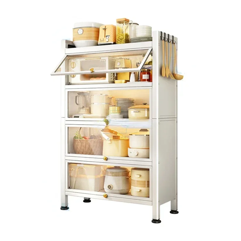 Hot SalesLarge Living Room With Door Kitchen Shelf Minimalist Storage Holders & Racks Customized Logo Multifunction Home Kitchen