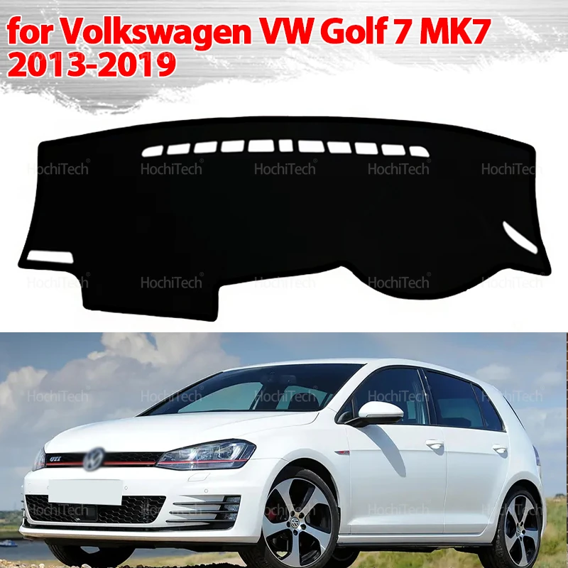 For Volkswagen VW Golf 7 MK7 2013-2019 Accessories Dash Board Sunshade Carpet Dashboard Cover Protective Pad Carpet Accessories