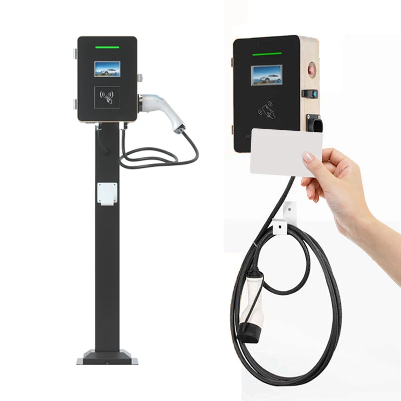 Factory outlet IEC 62196-2 32a type 2 wallbox 7kw electric car charger ev charging stations