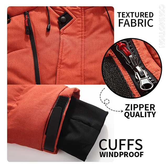 Down Jacket Men White Duck Winter Coat Windproof Warm Parkas Travel Camping Overcoat New in Thicken Solid Color Hooded Clothing 4