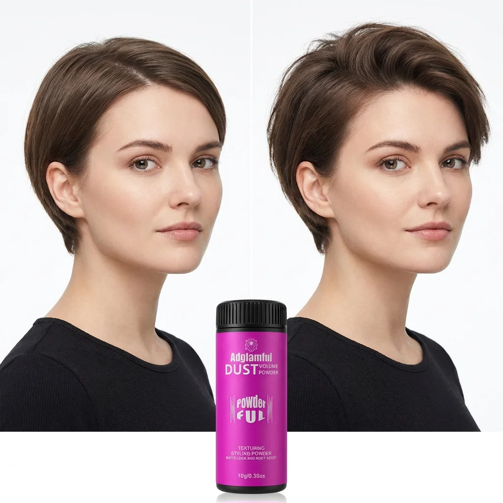 Adglamful 10g Hair Volumizing Powder Oil Control Breathable Lightweight Fluffy Powder for Roots Lift & Long Lasting Texture view 5