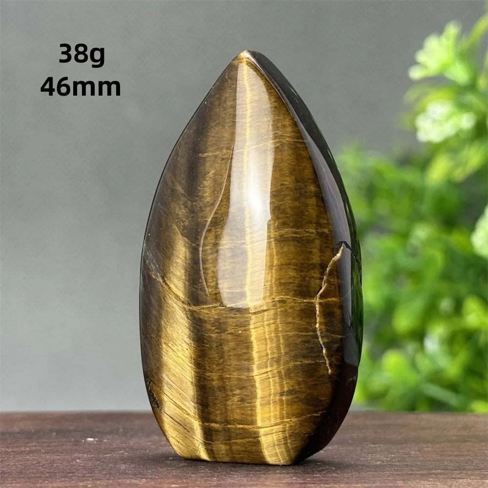 Natural Gemstone Tiger Crystal Flame Free Form Torch Reiki Healing Meditation Witchcraft Spiritual Prayer Home Decor Gift