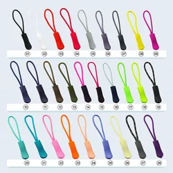 10pcs Zipper Pull Puller End Fit corda Tag Clip di ricambio fibbia rotta Fixer Zip Cord Tab borsa da viaggio valigia tenda zaino